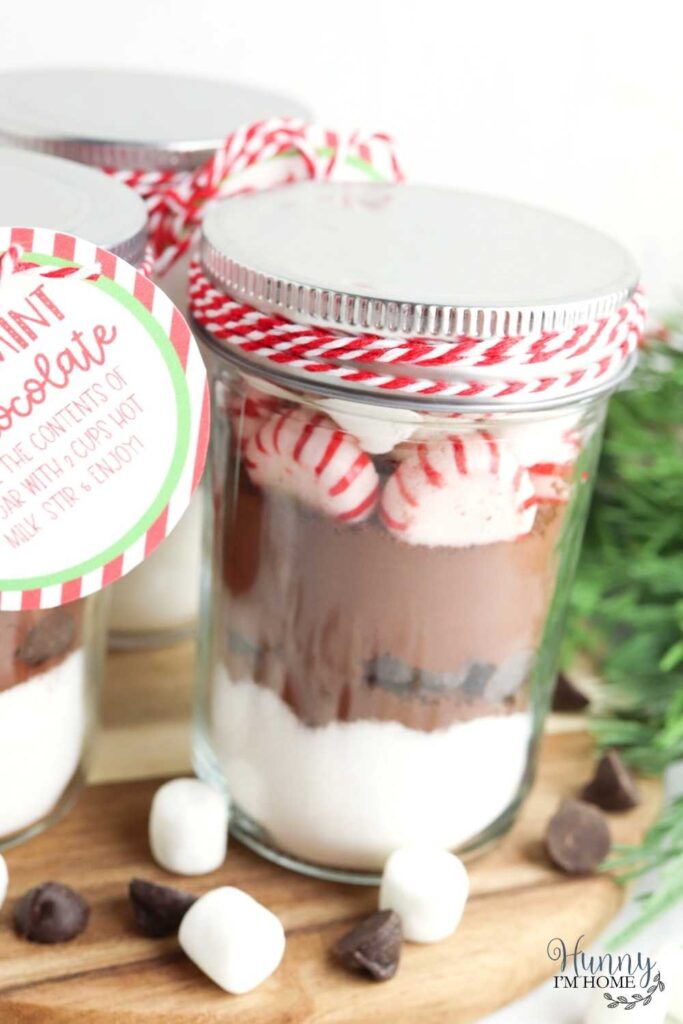 peppermint hot chocolate gift