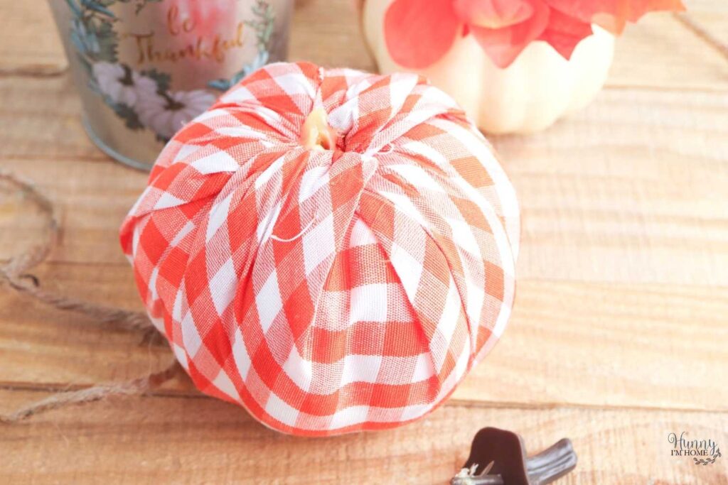 plaid pumpkin