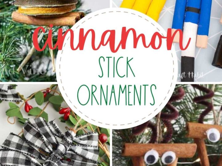 DIY cinnamon stick ornaments