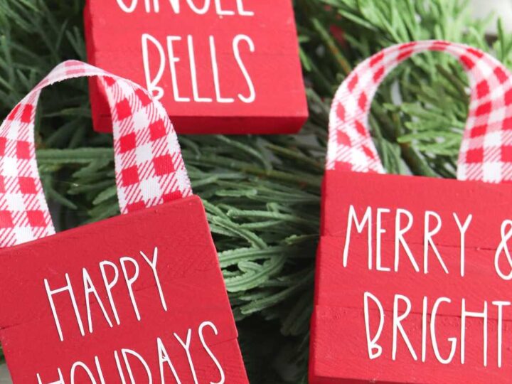 how to make jenga ornaments