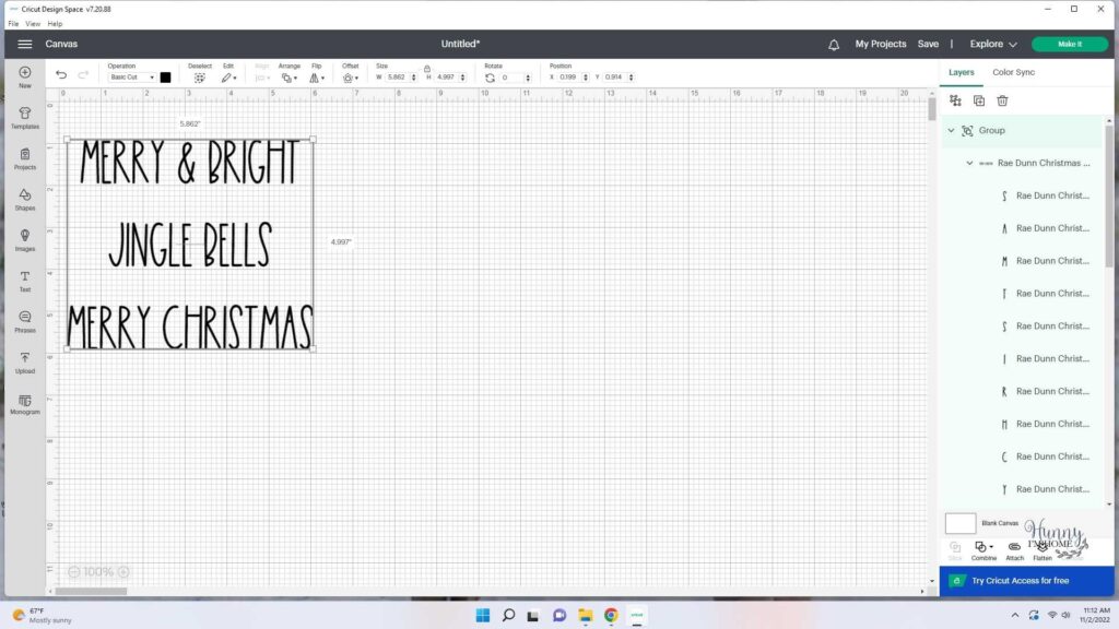 rae dunn christmas svg