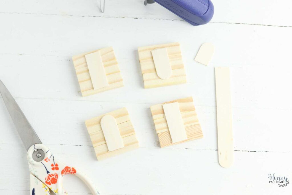 wood block ornaments
