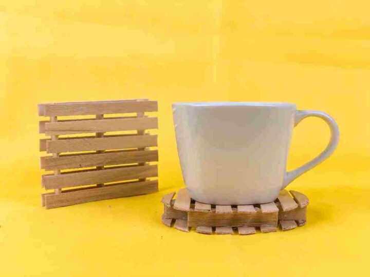 Image for Easy DIY Coasters Made With Popsicle Sticks