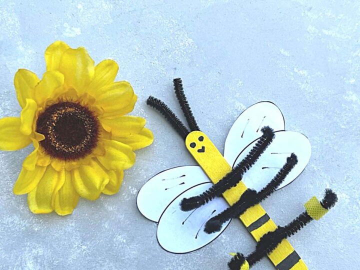 Image for How to Make a Bee - Easy Kids Craft