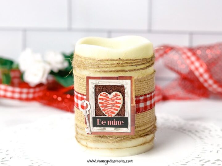 Image for Dollar Tree Valentine Candle Craft