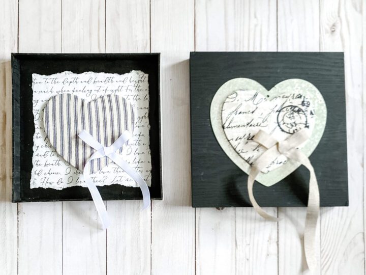 Image for Valentine’s Day DIY Craft Idea: Neutral Layered Heart Signs
