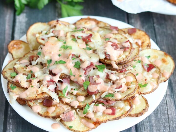 Image for Reuben-Topped Irish Nachos