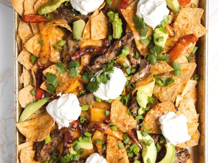 Image for Loaded Fajita Steak Nachos Recipe