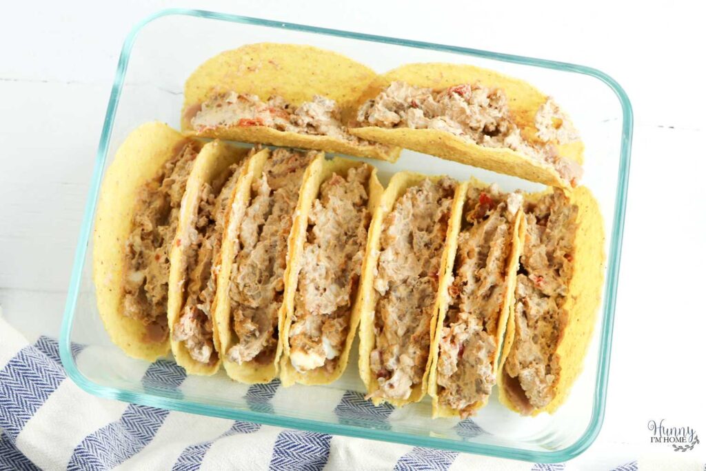 baked cream cheese tacos