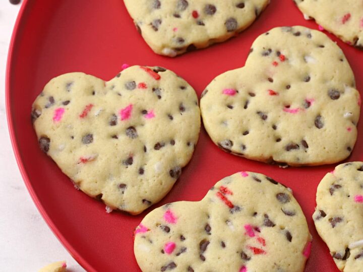 Image for Heart Shaped Chocolate Chip Cookies