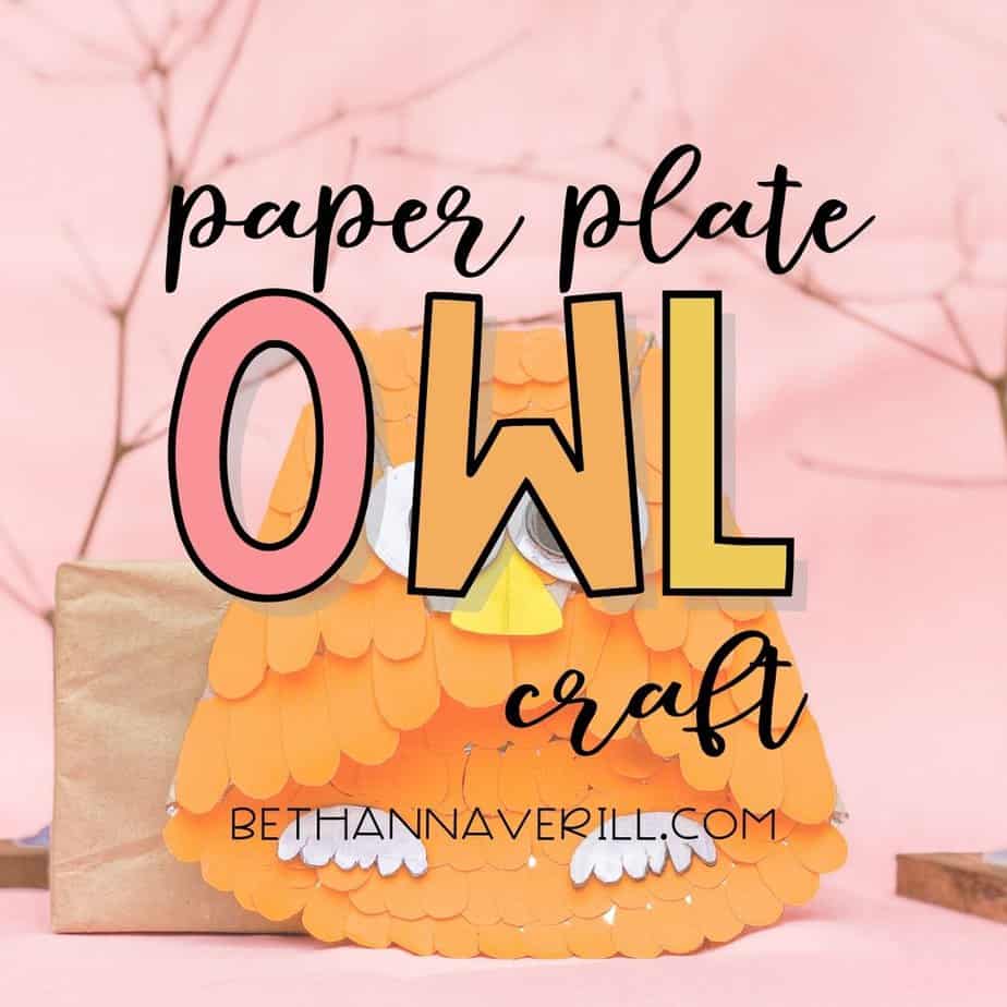 Image for Paper Plate Owl Craft for Preschoolers