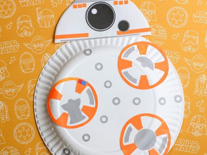 Image for Star Wars BB-8 Paper Plate Craft {with Free Printable Templates}