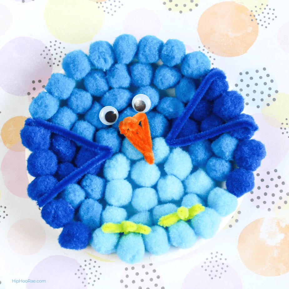 Image for Blue Bird Pom Pom Craft