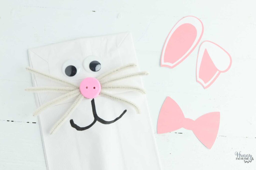 easter bunny paper bag craft