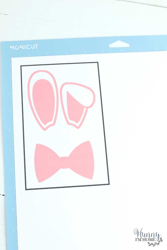 easter bunny print then cut