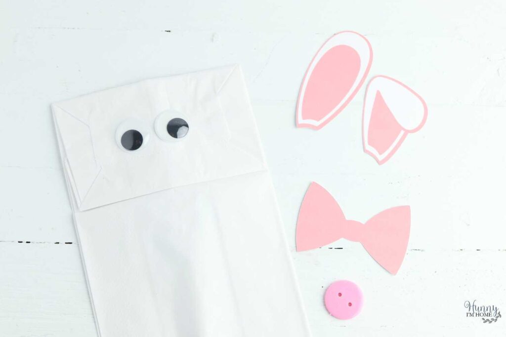paper bag easter bunny