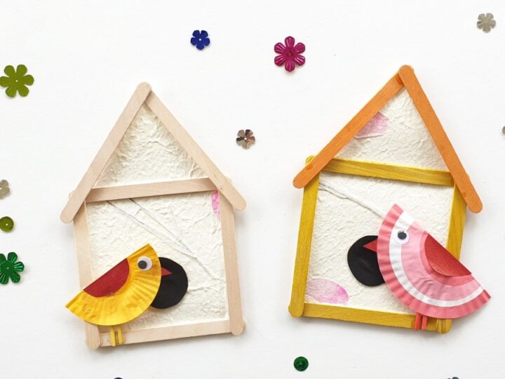 Image for Popsicle Stick Birdhouse Craft