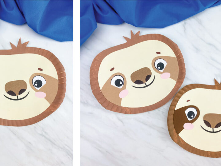 Image for Paper Plate Sloth Craft For Kids With FREE Template