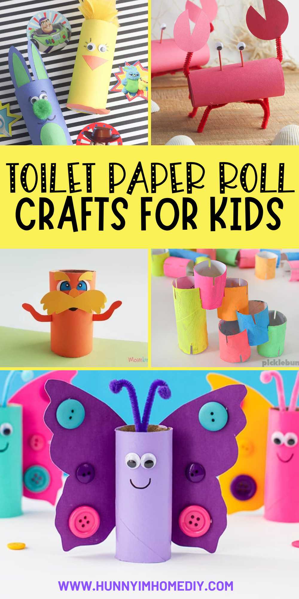 25 Cute Toilet Paper Roll Crafts for Kids to Make at Home