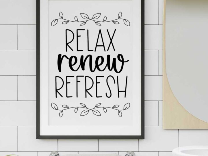 bathroom farmhouse signs