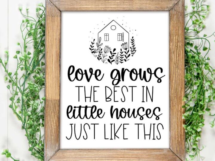 farmhouse quotes sign printable