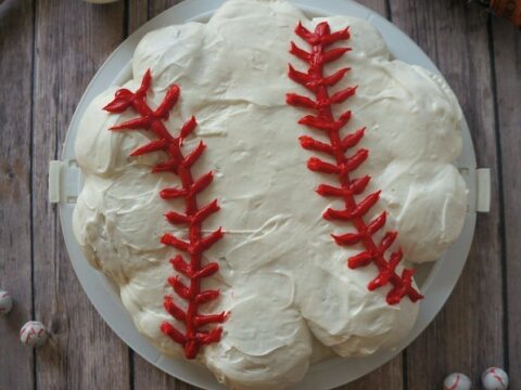 Image for Make A Pull Apart Baseball Cupcake Cake Parties