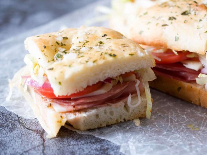 Image for Cold Italian Sub Sandwich Party Sliders • Sip + Sanity