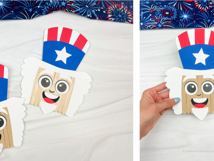 Image for Popsicle Stick Uncle Sam Craft