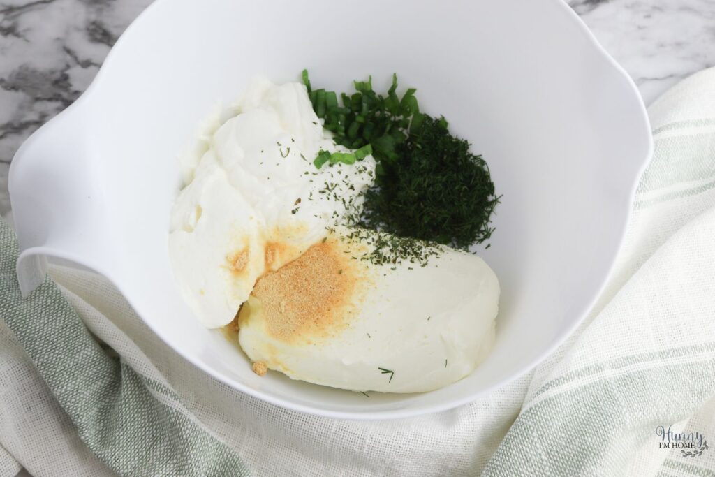 cream cheese veggie dip