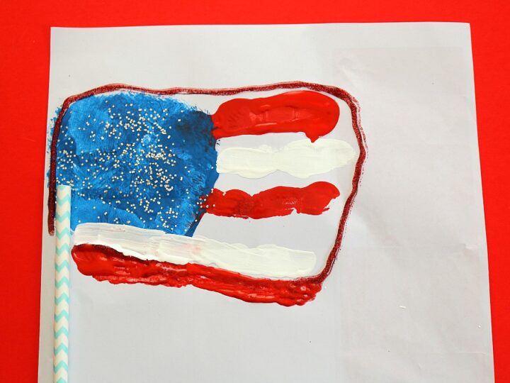 Image for Handprint American Flag 4th of July Craft