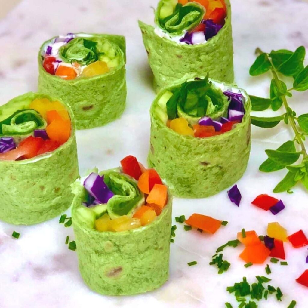 Cold Vegetable Wraps 30 Delicious Cold Appetizer Recipes for a Party