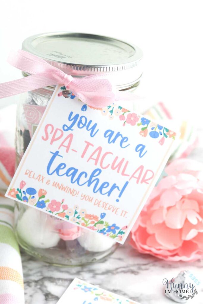 spa teacher appreciation gift tag