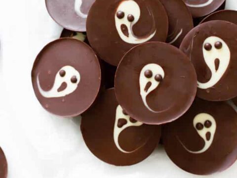 Image for 2-Ingredient Ghost Chocolate Cups