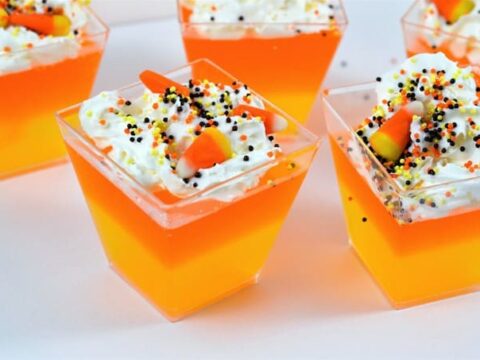 Image for No Bake Halloween Treats {Make Candy Corn Jello}