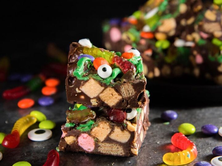 Image for Halloween Rocky Road Slices - Halloween Desserts