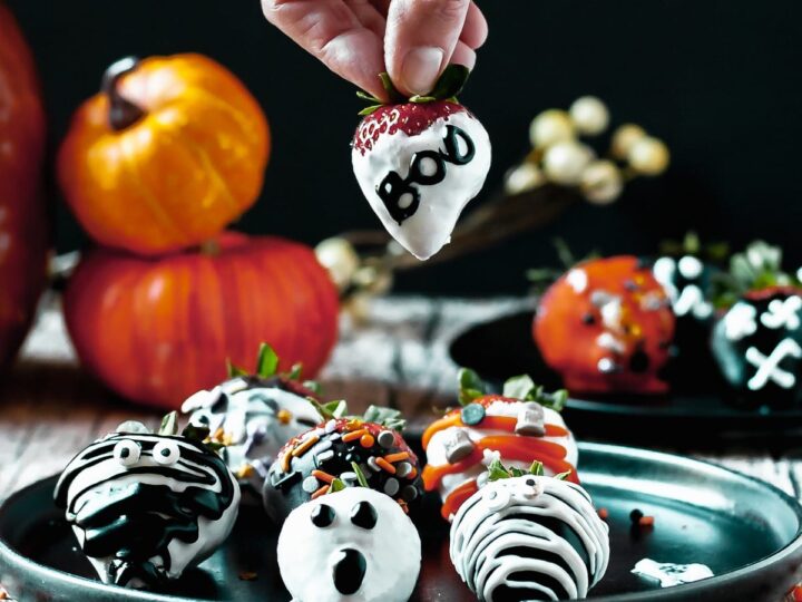 Image for Halloween chocolate covered strawberries