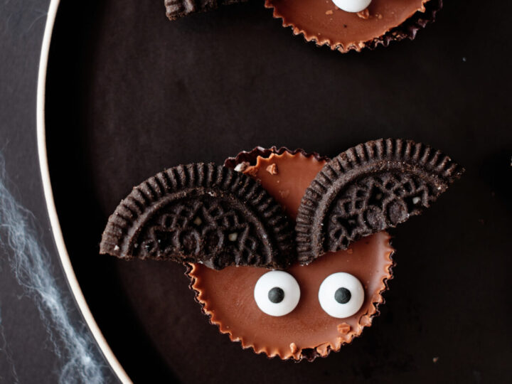 Image for Halloween Bat Cookies (No Bake)
