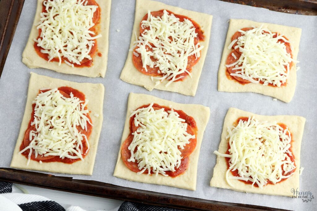 pepperoni mummy pizza