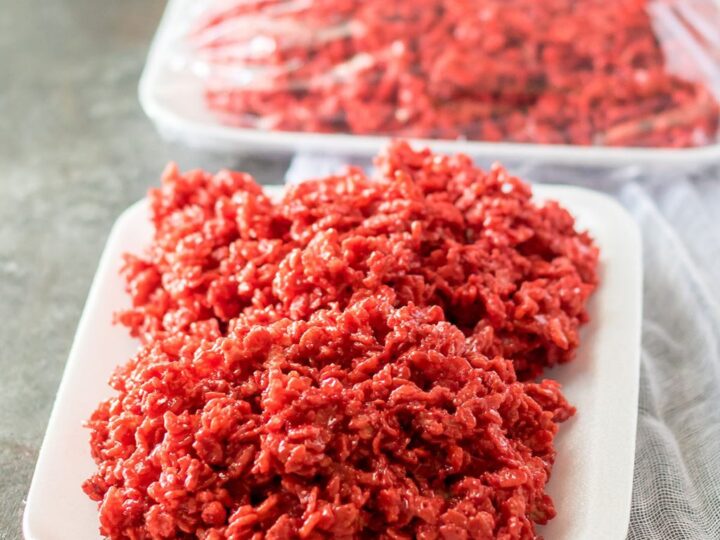 Image for Raw Meat Rice Krispies Halloween Treat