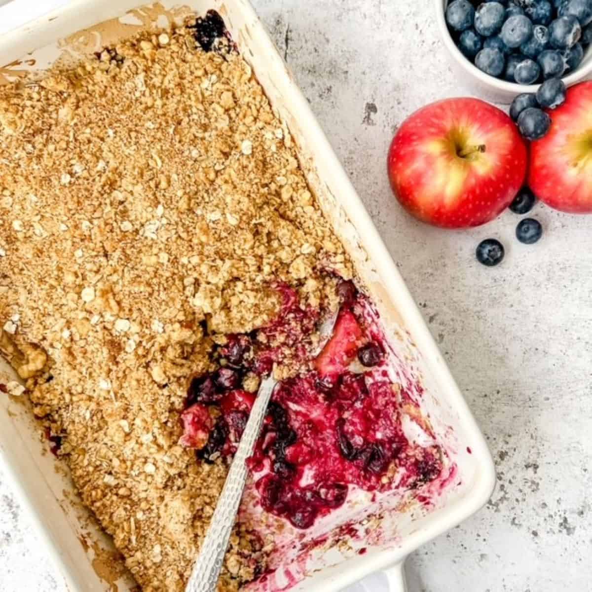 Image for Apple and Blueberry Crumble