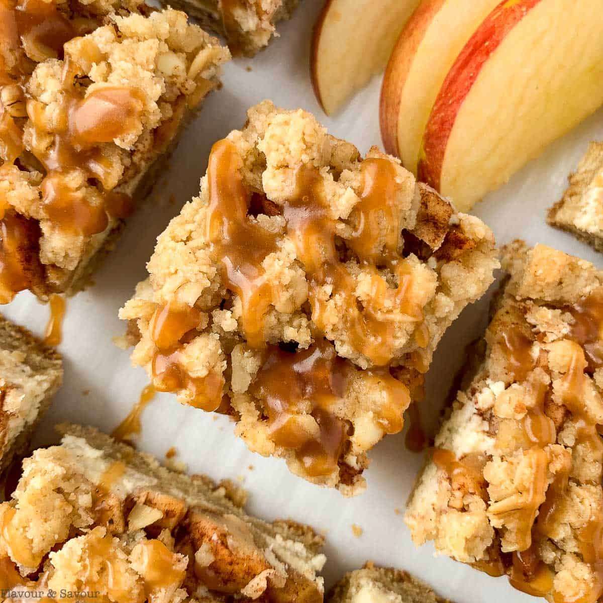 Image for Apple Cheesecake Crumble Bars - Gluten-free