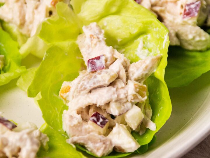 Image for Chicken Apple Salad Lettuce Wraps