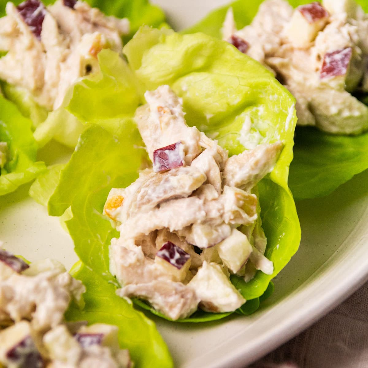 Image for Chicken Apple Salad Lettuce Wraps