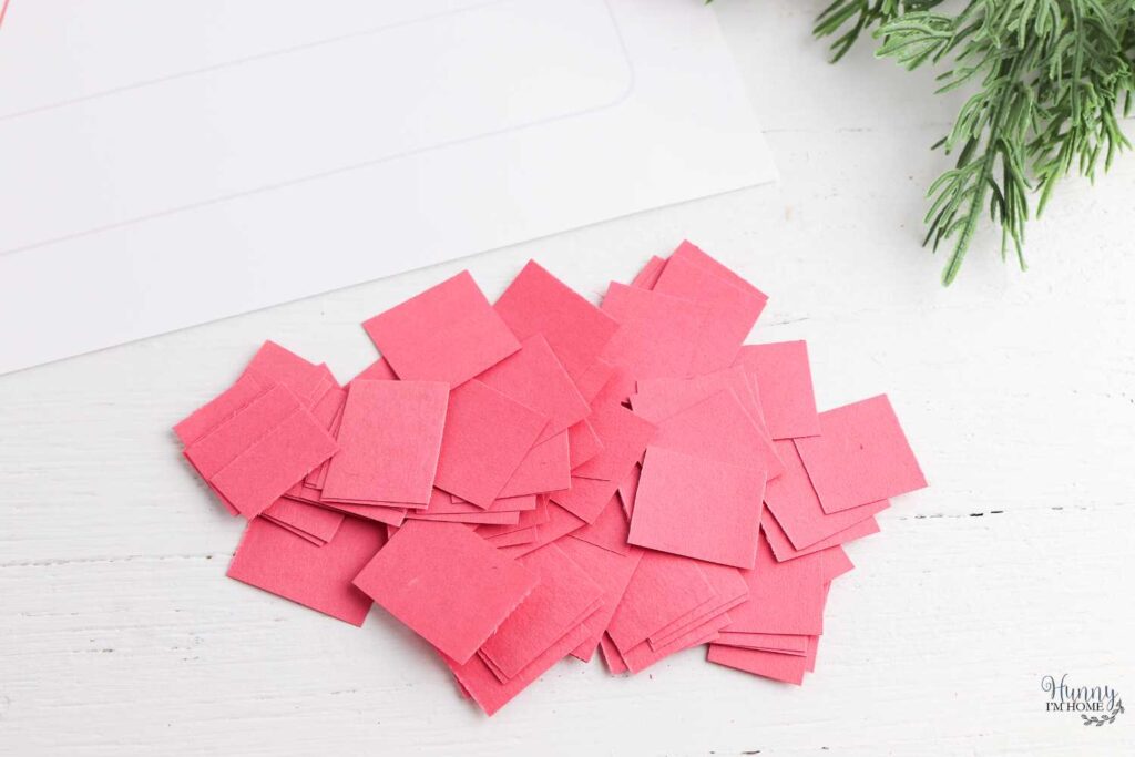 construction paper for santa hat