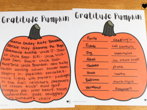 Image for Use this Printable Gratitude Pumpkin to Focus on Gratitude