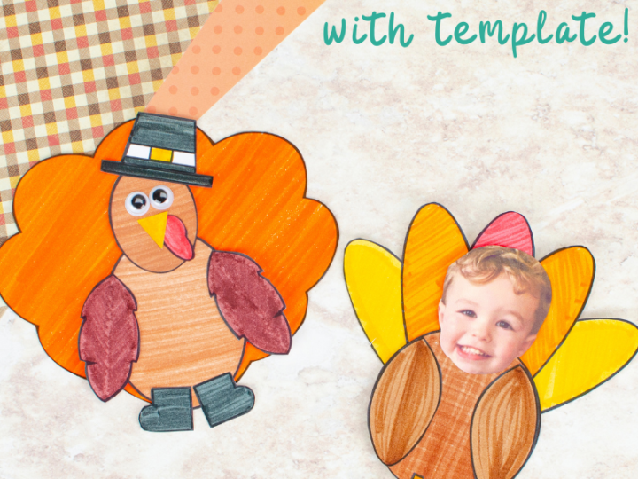 Image for Turkey Craft Template - Mix and Match Thanksgiving craft