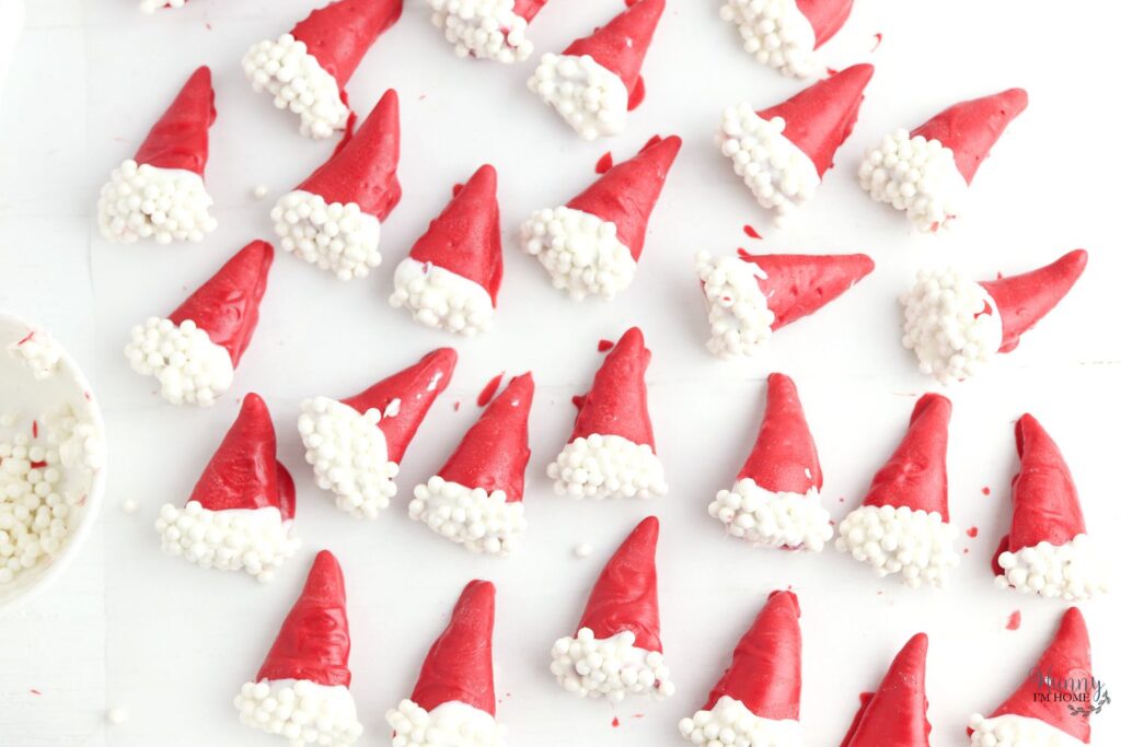 how to make Santa hat bugles