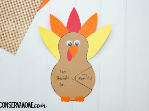 Image for DIY Turkey Spinner Craft: A Thankfulness Activity for Kids
