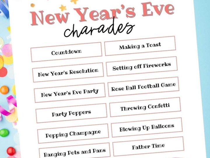 new years eve charades