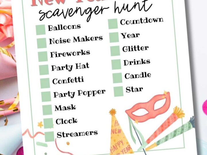 new years eve scavenger hunt